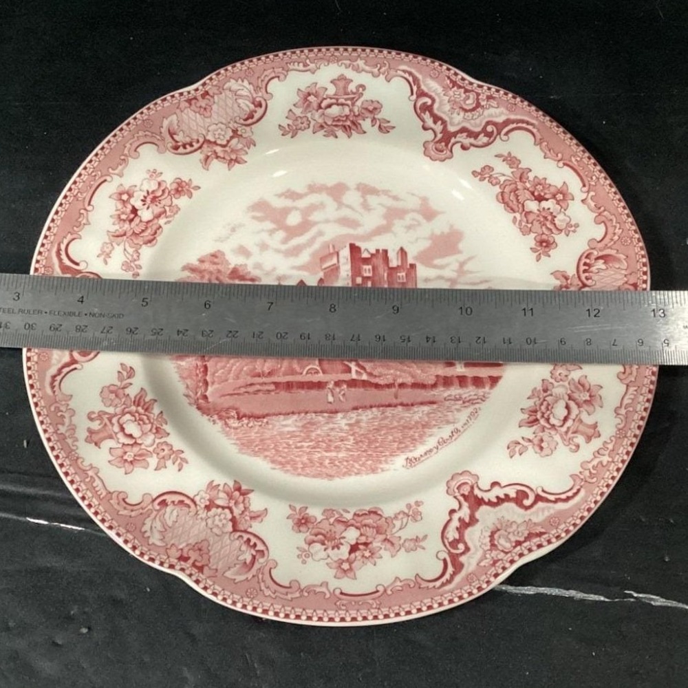 Johnson Brothers Old Britain Cstles Dinner Plate, Vintage Pink Transferware - Picture 2 of 11